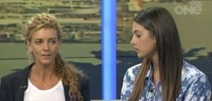 Sally and Jamie Ridge talk about Charlotte Dawson and online abuse. [Photo: TVNZ]
